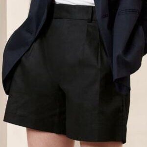 Banana Republic Linen Blend Trouser Shorts